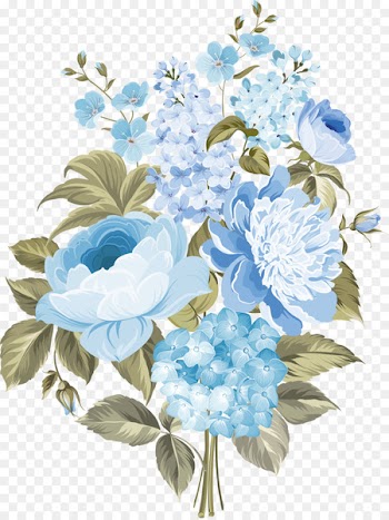 Wedding invitation Flower Floral design - Decoupage Vintage 