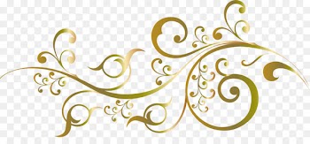 Wedding invitation Flower Floral design - gold corner 