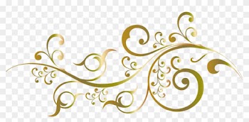 Wedding Invitation Flower Floral Design - Gold Design For Invitation Png
