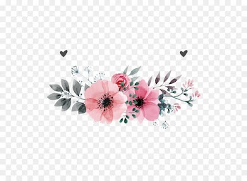 Wedding invitation Flower - Pink flowers vector 