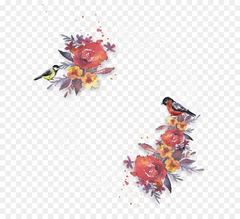 Wedding invitation Flower Watercolor painting - Vector watercolor flowers wedding invitation poster 