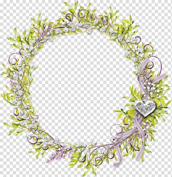 Wedding invitation Frames, green frame transparent background PNG clipart