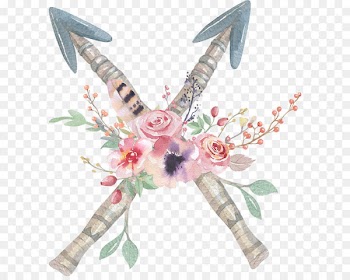 Wedding invitation Gender reveal Arrow Party - Bohemian 