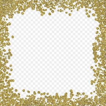 Wedding invitation Gold Glitter Clip art - Gold color border,frame 