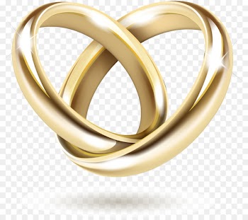 Wedding invitation Gold Wedding ring - Vector gold ring 