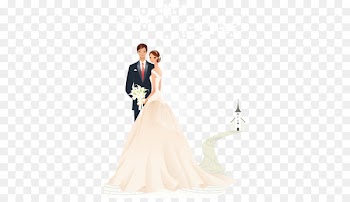 Wedding invitation Greeting card Bride - Vector Western-style wedding romantic both men and women 