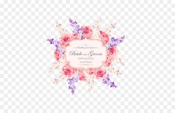 Wedding invitation Greeting card Flower - Rose Wedding invitations 