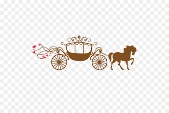 Wedding invitation Greeting card Illustration - Wedding carriage 