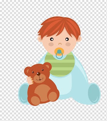 Wedding invitation Greeting card Infant Christmas card, color holding bear baby transparent background PNG clipart