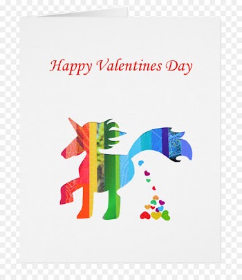 Wedding invitation Greeting & Note Cards Paper Birthday Gift - Unicorn heart 