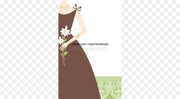 Wedding invitation Greeting & Note Cards Wedding dress Birthday Bridal shower - bridal shower 