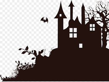 Wedding invitation Halloween card Housewarming party - Halloween Haunted House 