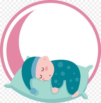 Wedding invitation Infant Baby shower Boy Child - Vector sleeping child 
