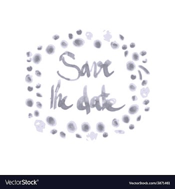 Wedding Invitation Lettering vector image
