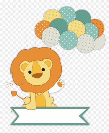 Wedding Invitation Lion Baby Shower Infant - Baby Shower Cartoon