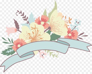 Wedding invitation Lovebird Flower bouquet - Japanese decorative patterns 