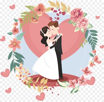 Wedding invitation Marriage Bridal shower - Wedding flowers welcome card 