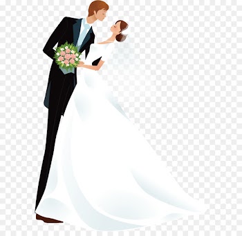 Wedding invitation Marriage Bride Engagement - Bride and groom 