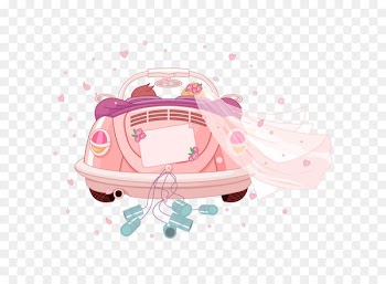 Wedding invitation Marriage Clip art - New cars in vector 