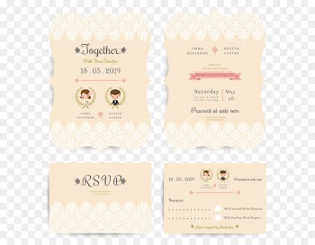 Wedding invitation Marriage Clip art - Vector Wedding Invitations 