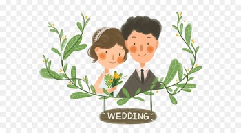 Wedding invitation Marriage couple Illustration - Married couples 