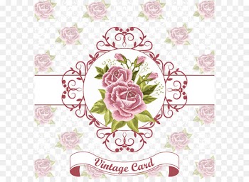 Wedding invitation Marriage Greeting card - Flowers invitations vector 
