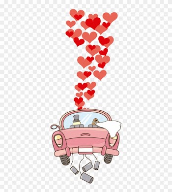 Wedding Invitation Marriage Royalty-free Clip Art - Just Married Photo Car