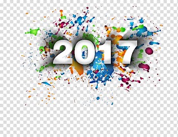 Wedding invitation New Years Day Christmas Illustration, 2017 Graffiti splash of color transparent background PNG clipart