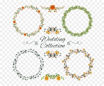 Wedding invitation Ornament Flower - 8 bridal bouquet with decorative flowers vector material 