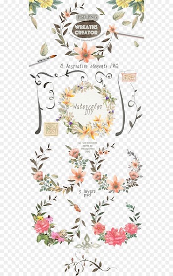 Wedding invitation Paper Flower bouquet - Multiple wedding invitations cover 