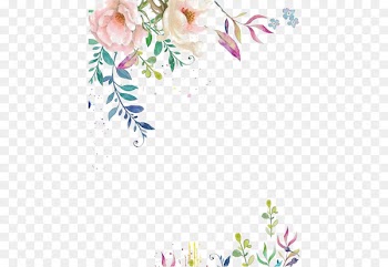 Wedding invitation Paper Flower Watercolor painting Ink - Water-color ink flower 