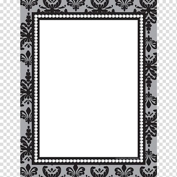 Wedding invitation Paper Frames Party, prompt border transparent background PNG clipart