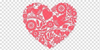 Wedding invitation Paper Love Heart, Paper-cut tie the knot transparent background PNG clipart