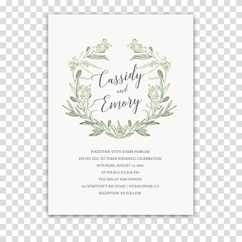 Wedding invitation Paper Wreath Save the date, wedding invitation transparent background PNG clipart