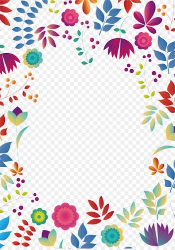 Wedding invitation Party Baby shower Rehearsal dinner - Flowers edge width 