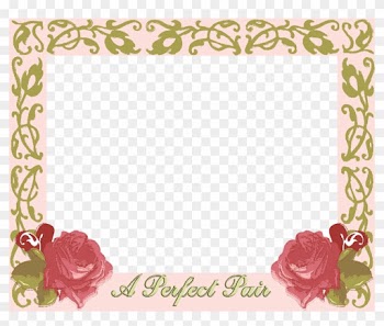 Wedding Invitation Picture Frames Garden Roses - Wedding Frame