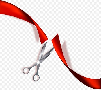 Wedding invitation Poster Opening ceremony - Cut the ribbon 
