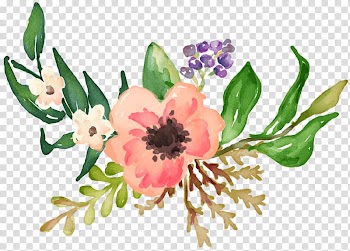 Wedding invitation Printing Paper Poster, watercolor peony transparent background PNG clipart