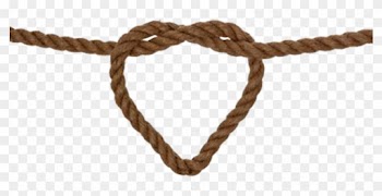 Wedding Invitation Rope Knot Lasso Clip Art - Corda Em Forma De Coração