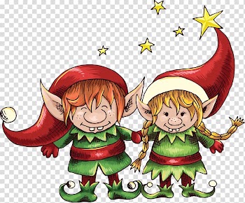 Wedding invitation Santa Claus Christmas elf Save the date, Elf transparent background PNG clipart