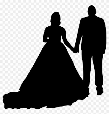 Wedding Invitation Silhouette Bridegroom Clip Art - Wedding Silhouette Png
