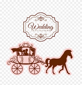 Wedding Invitation Stock Illustration Illustration - Horse And Carriage Wedding Art
