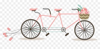 Wedding invitation Tandem bicycle Clip art - bicycles 