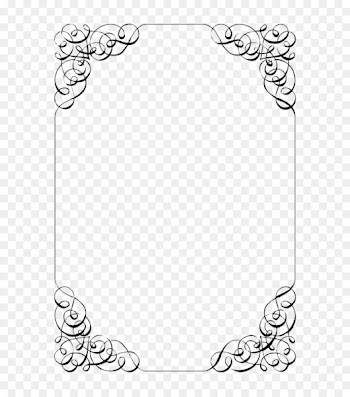 Wedding invitation Template Paper Party - Wedding Invitation Border PNG File 