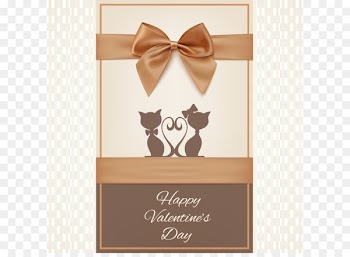 Wedding invitation Valentine's Day Greeting card - Hand drawn yellow ribbon bow tie 
