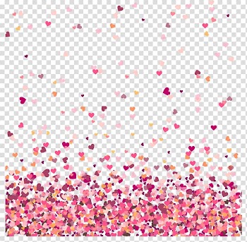 Wedding invitation Valentine's Day Heart Marriage, Valentine's Day love heartbreak confetti, hearts print background transparent background PNG clipart