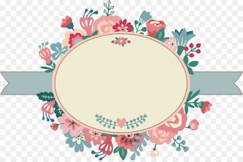 Wedding invitation Watercolor painting Clip art - Creative floral border 