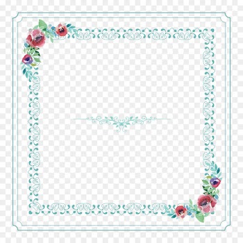 Wedding invitation Watercolor painting Convite Picture frame - Invitations Decorative elements 