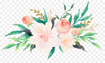 Wedding invitation Watercolor painting Flower Floral design Clip art - Colored watercolor flowers 