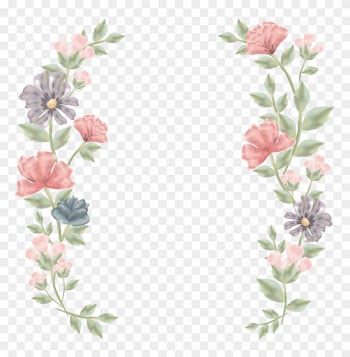 Wedding Invitation Watercolor Painting Flower - Flower Vector Png Transparent